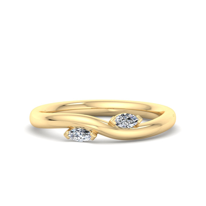 Crossover Diamond Ring - Krishnashray