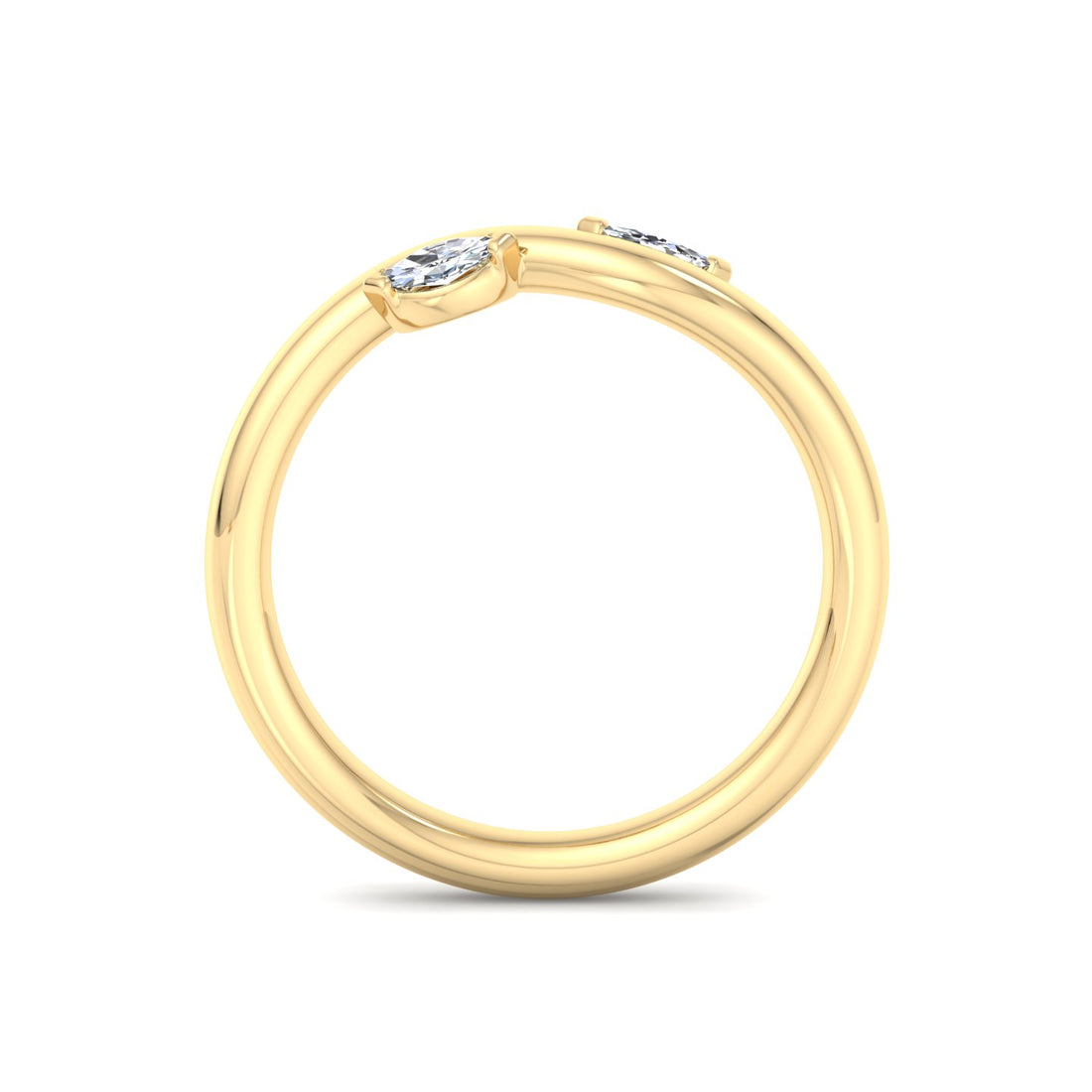 Crossover Diamond Ring - Krishnashray