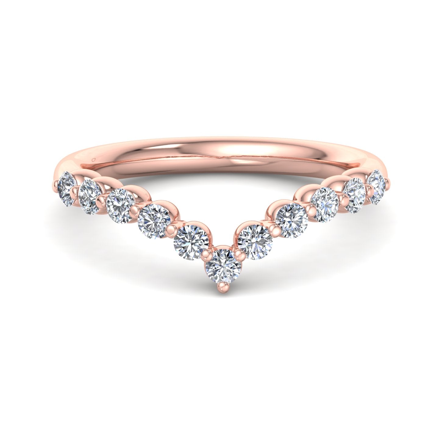 Diamond Wishbone Ring - Krishnashray