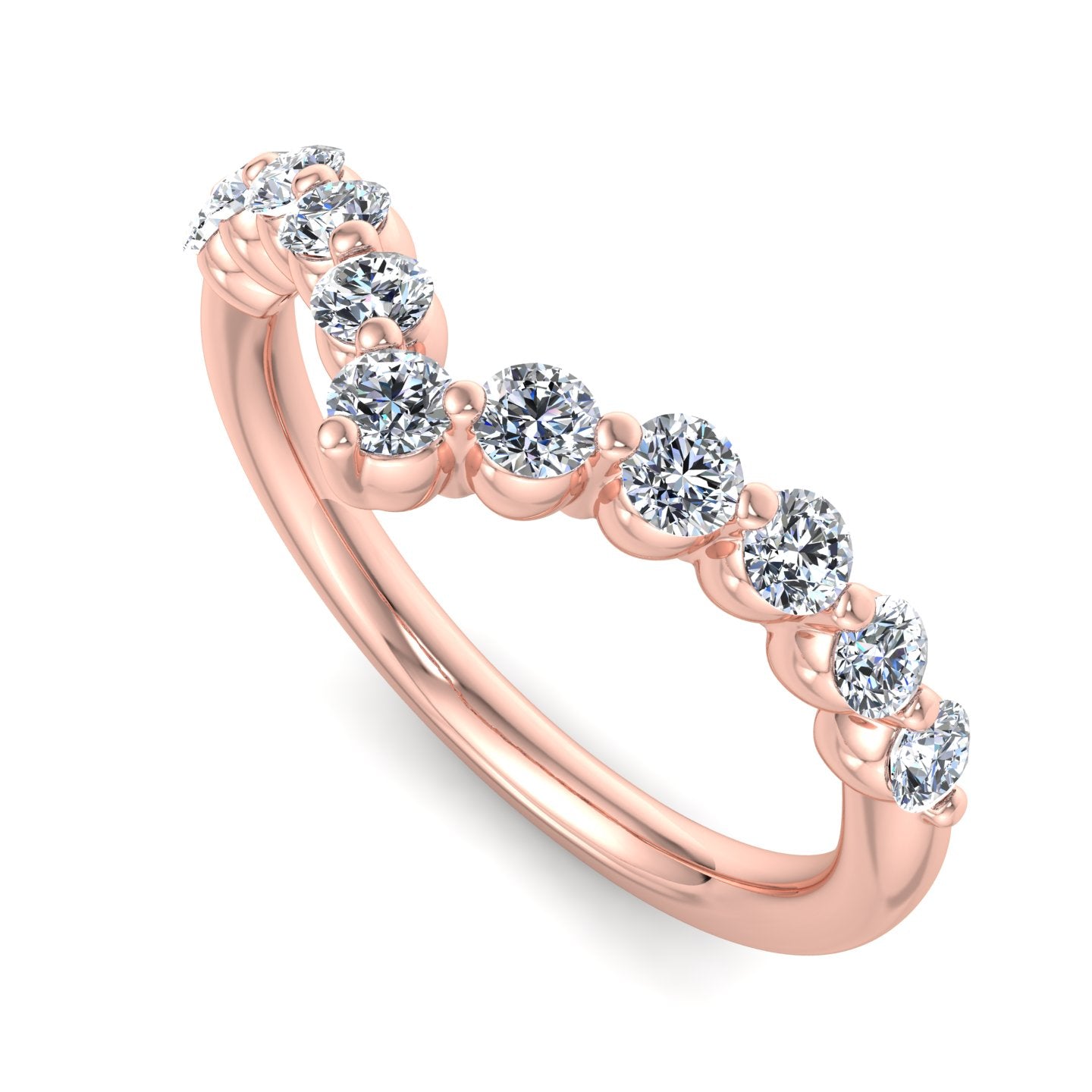 Diamond Wishbone Ring - Krishnashray