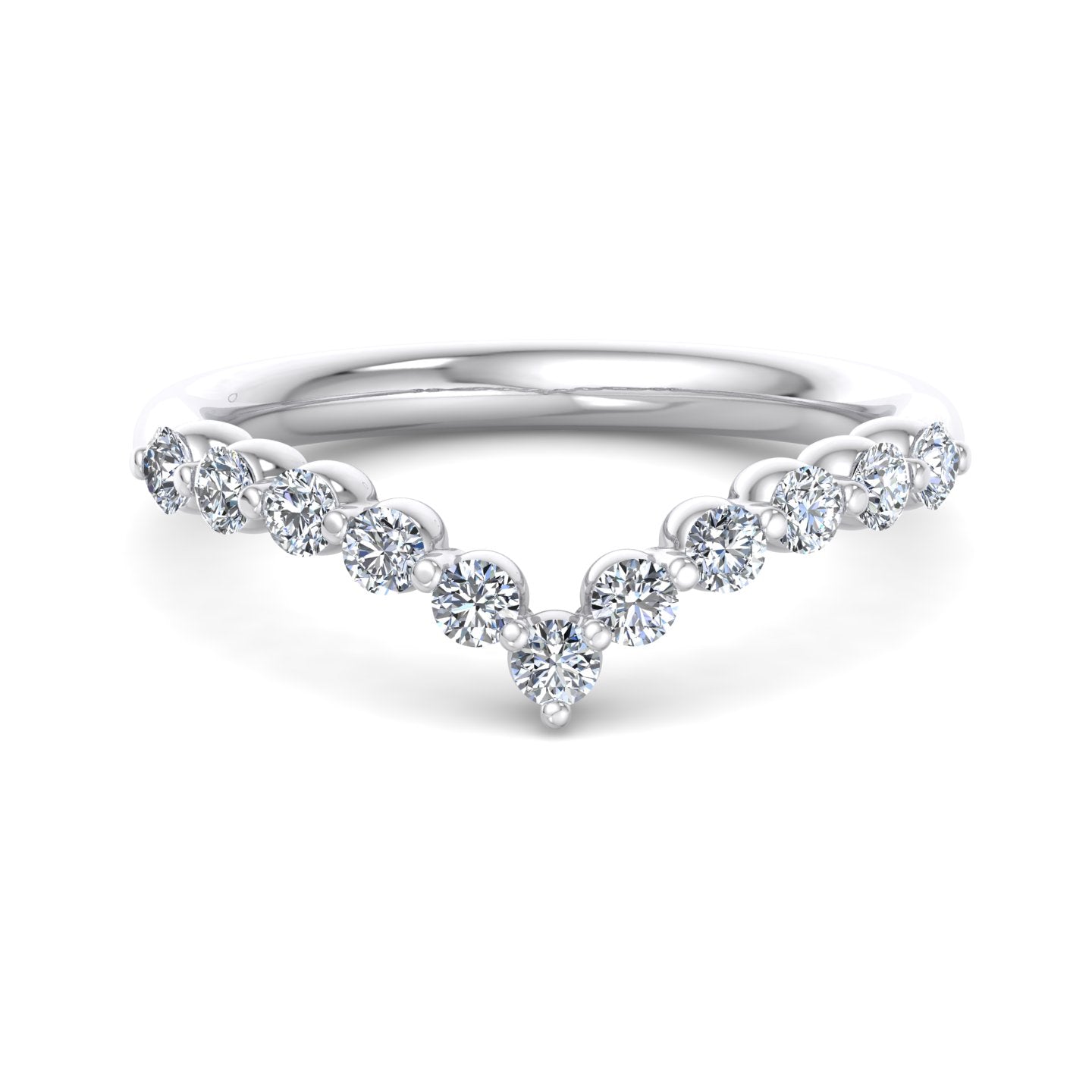 Diamond Wishbone Ring - Krishnashray
