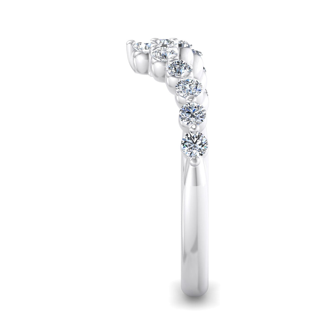 Diamond Wishbone Ring - Krishnashray