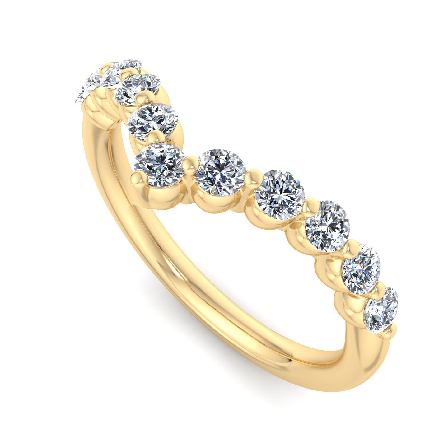 Diamond Wishbone Ring - Krishnashray