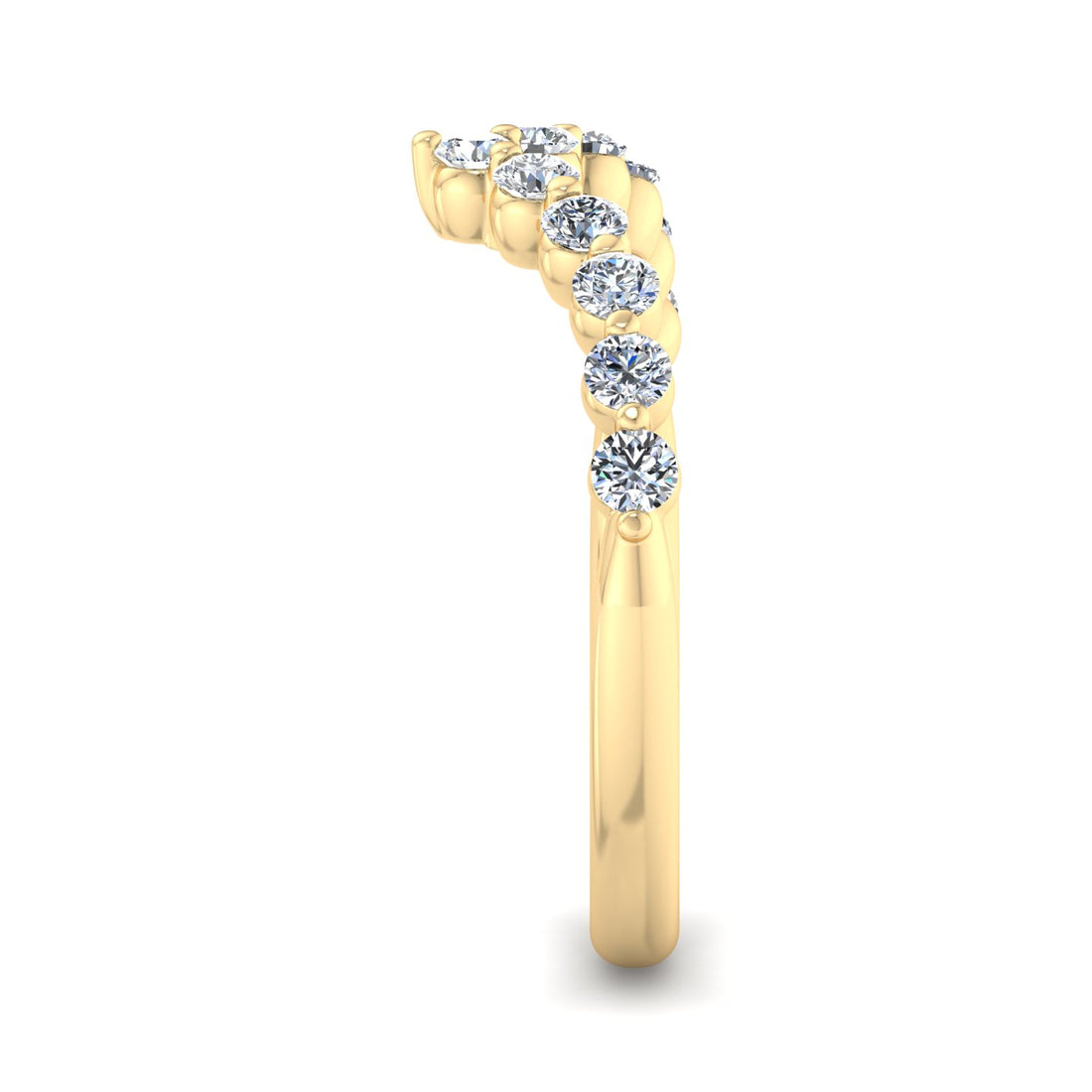Diamond Wishbone Ring - Krishnashray