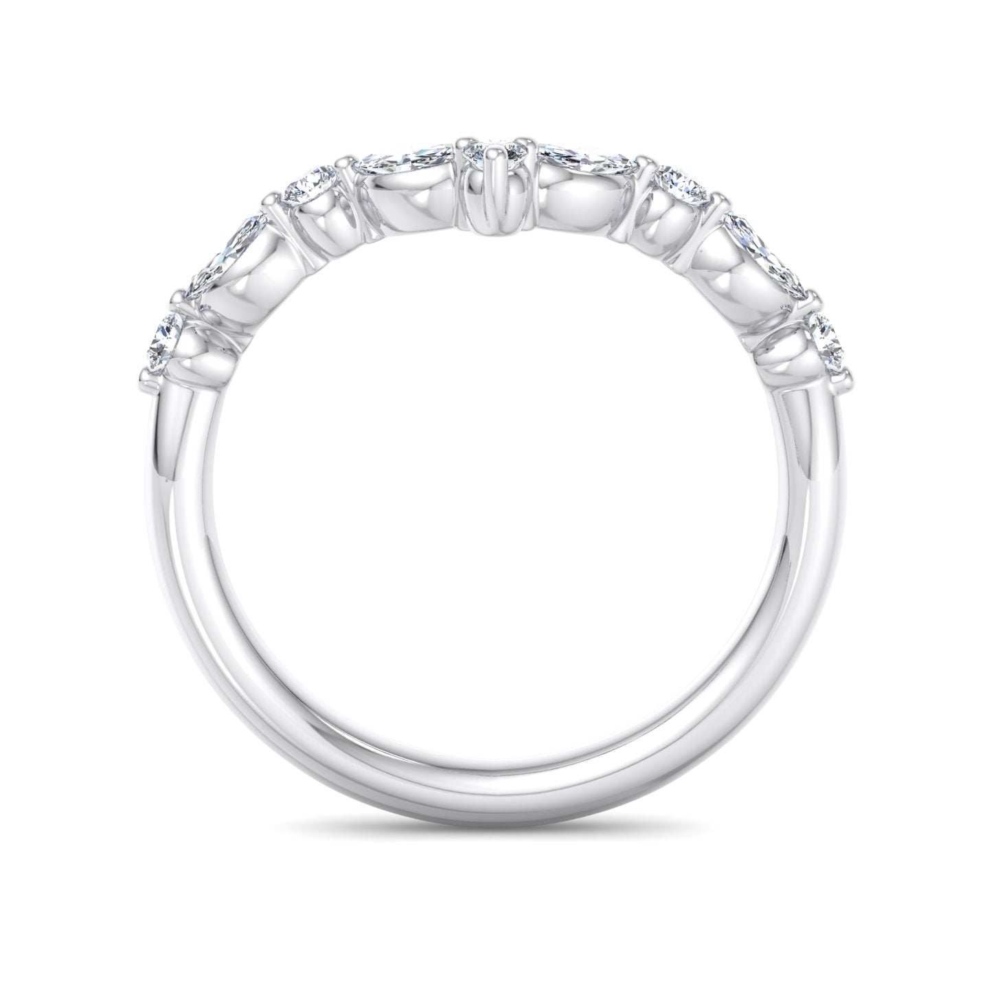 Diamond V-Shaped Ring - Krishnashray