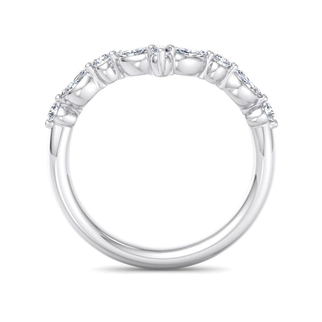 Diamond V-Shaped Ring - Krishnashray