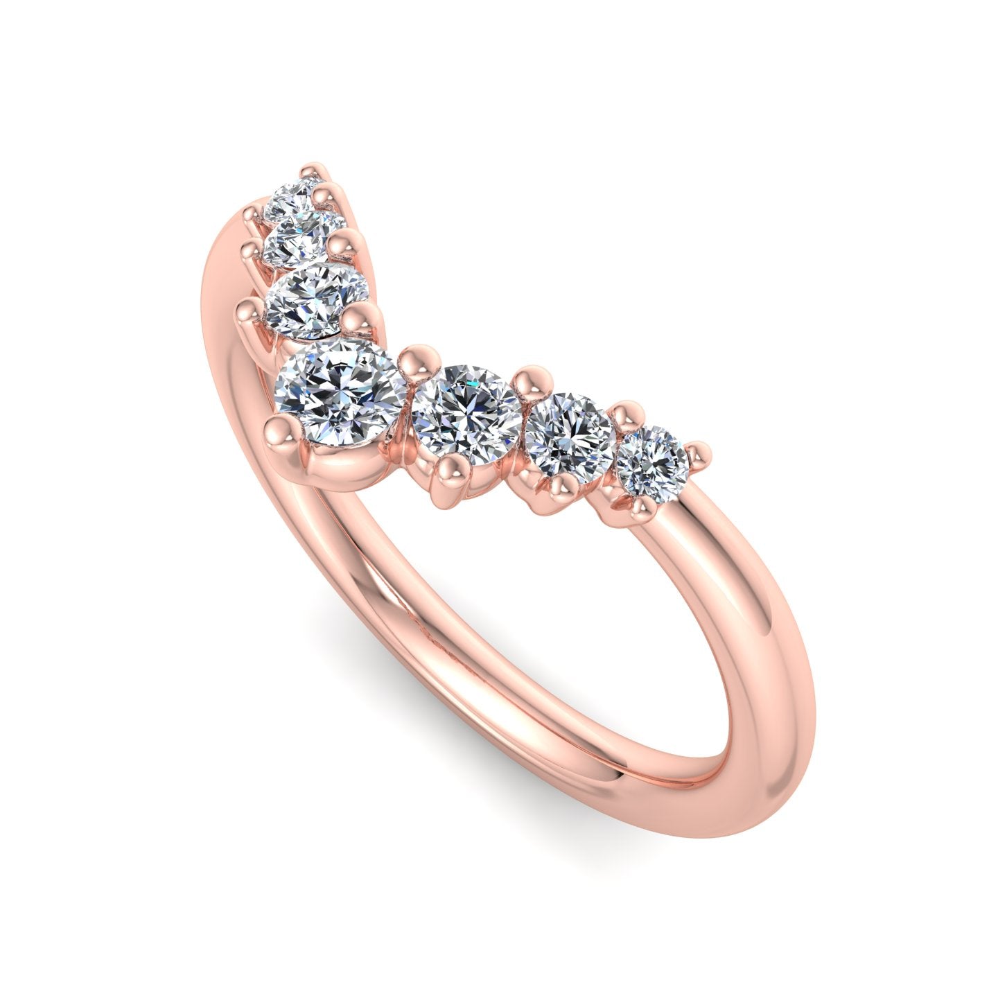Diamond V-Shaped Ring - Krishnashray