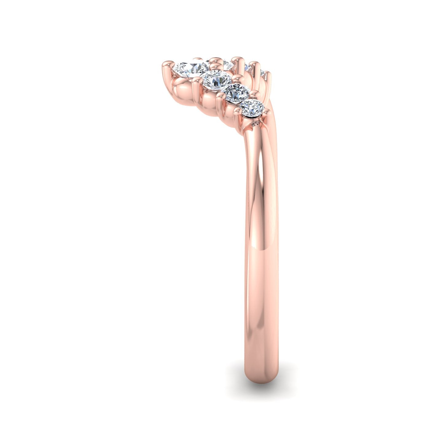 Diamond V-Shaped Ring - Krishnashray