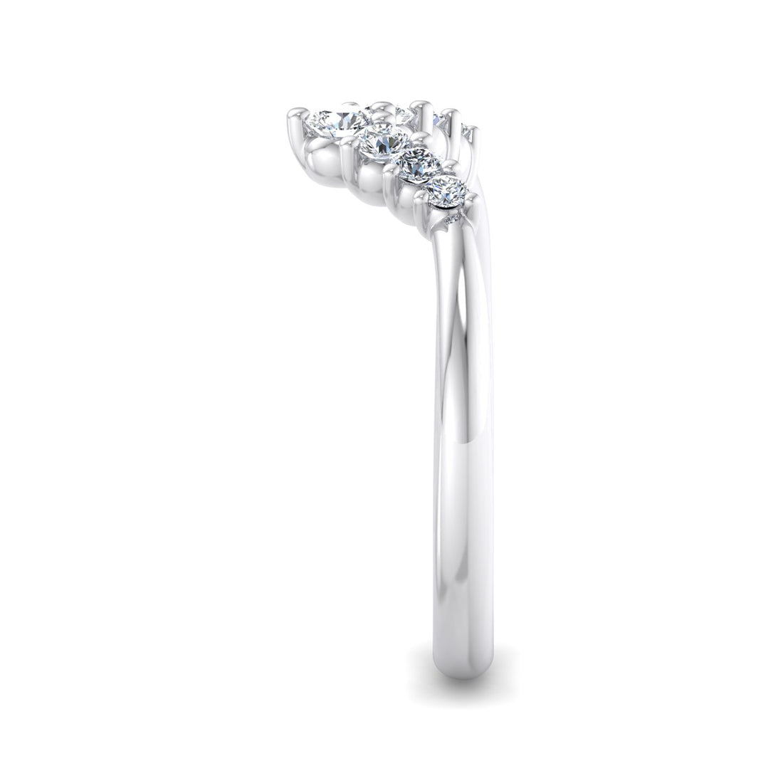 Diamond V-Shaped Ring - Krishnashray