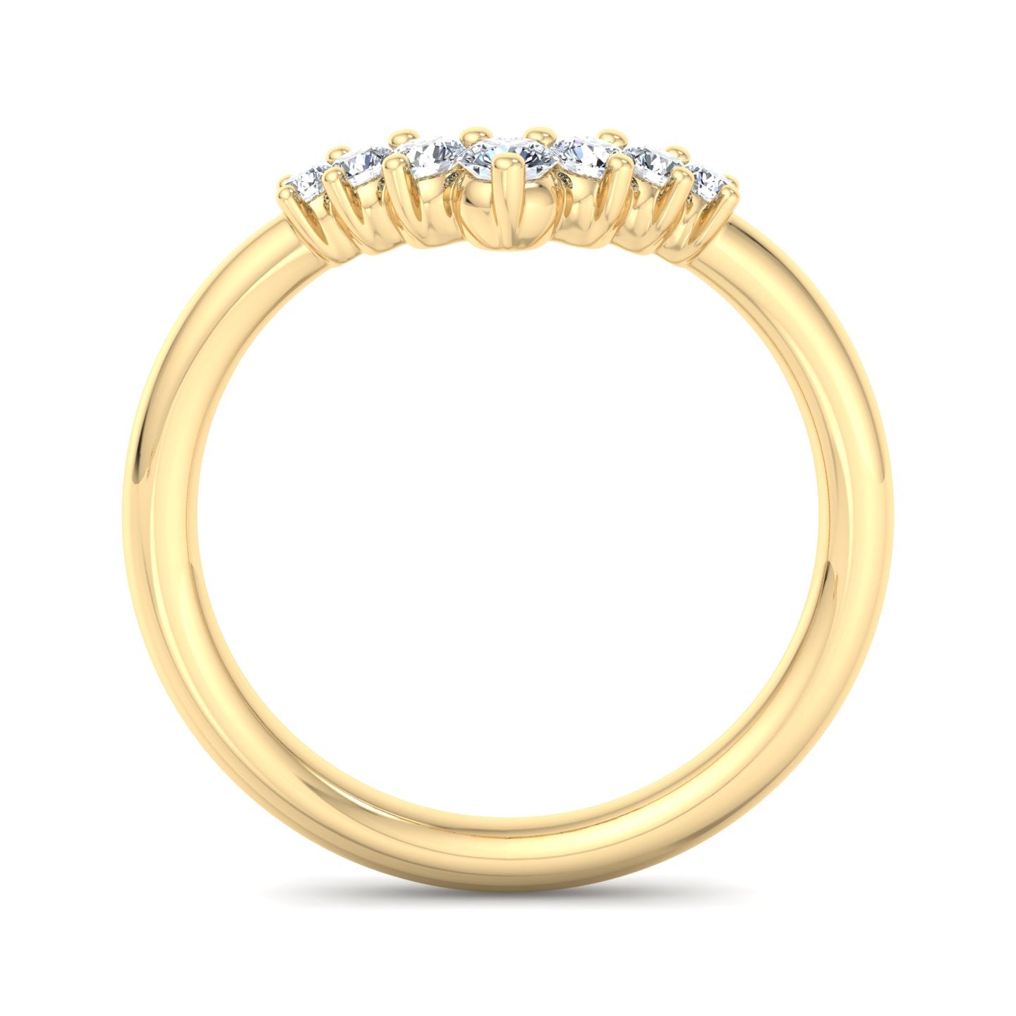 Diamond V-Shaped Ring - Krishnashray