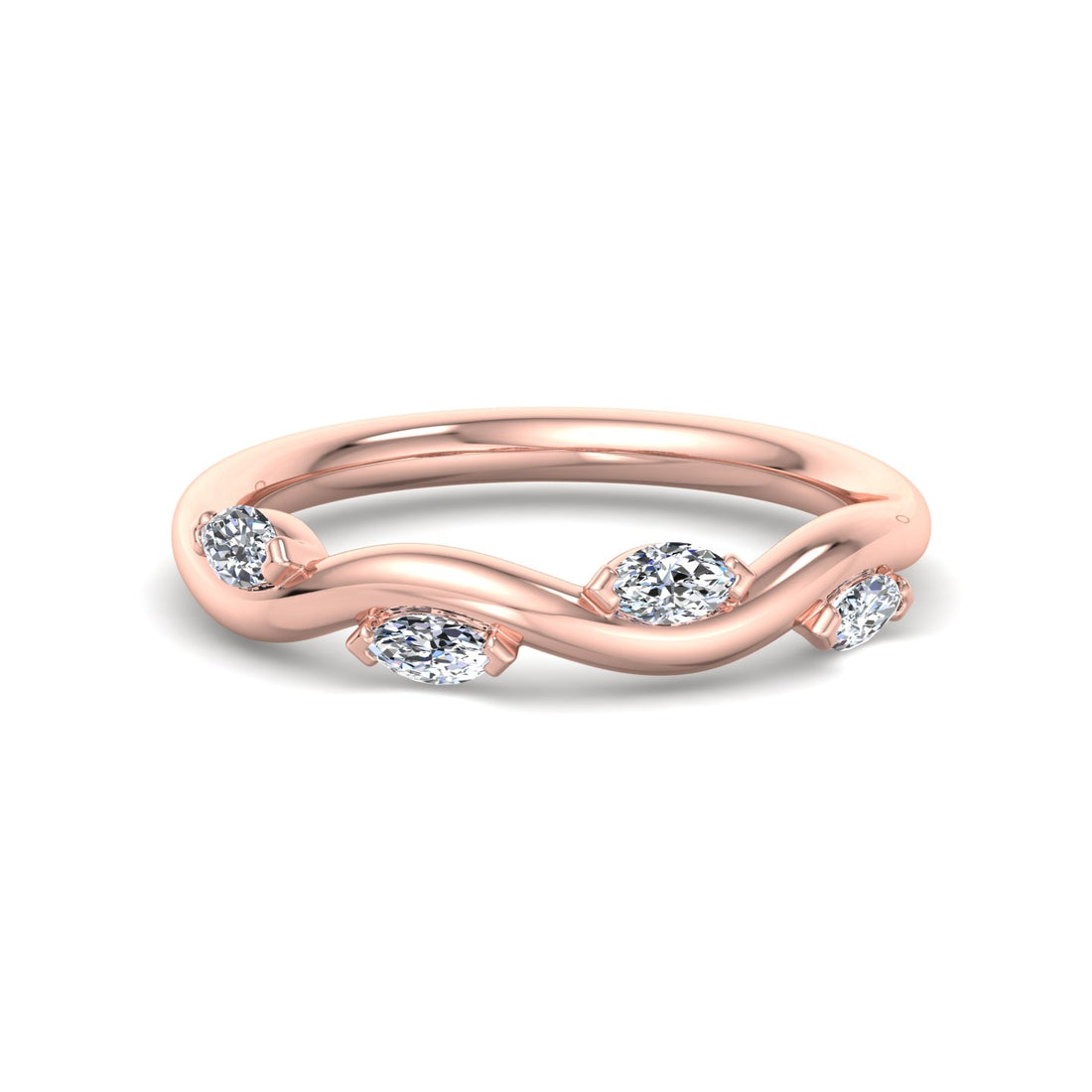 Twisted Diamond Band - Krishnashray