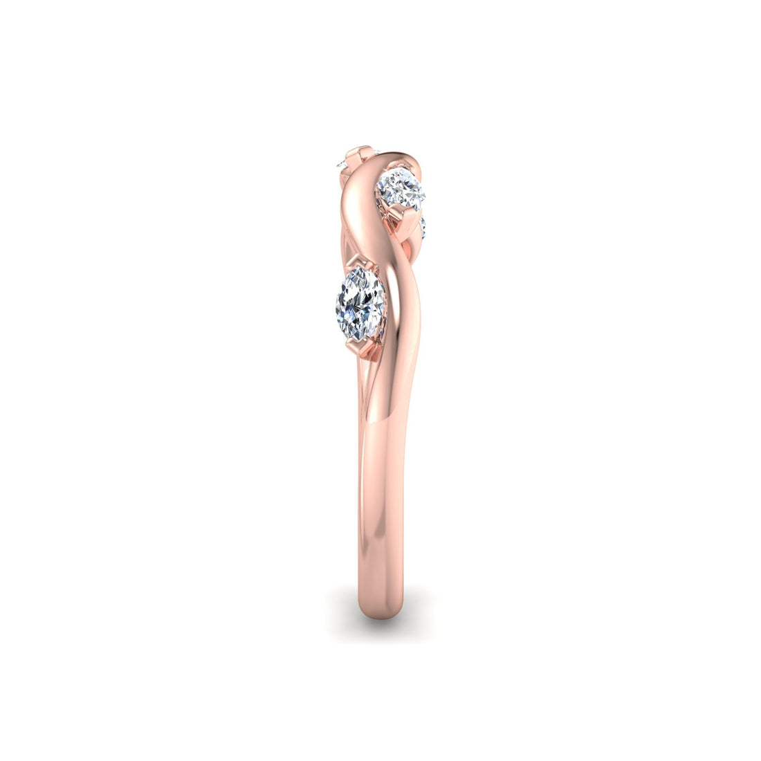 Twisted Diamond Band - Krishnashray