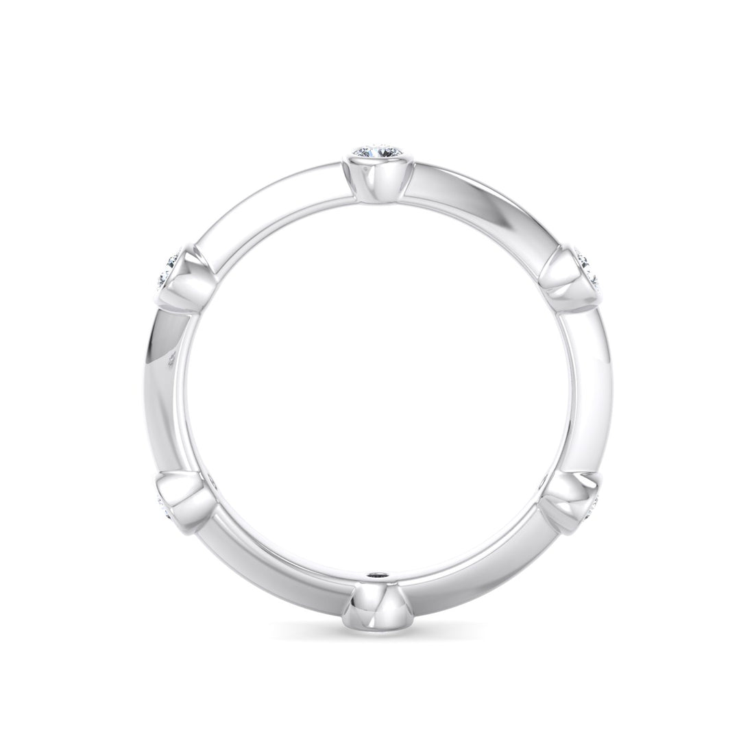 Eternal Circle Diamond Ring - Krishnashray