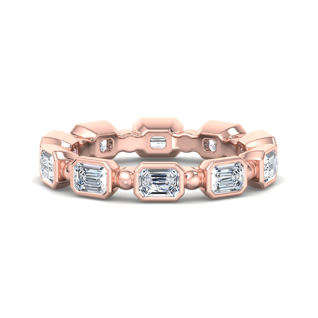 Emerald Cut Diamond Ring - Krishnashray