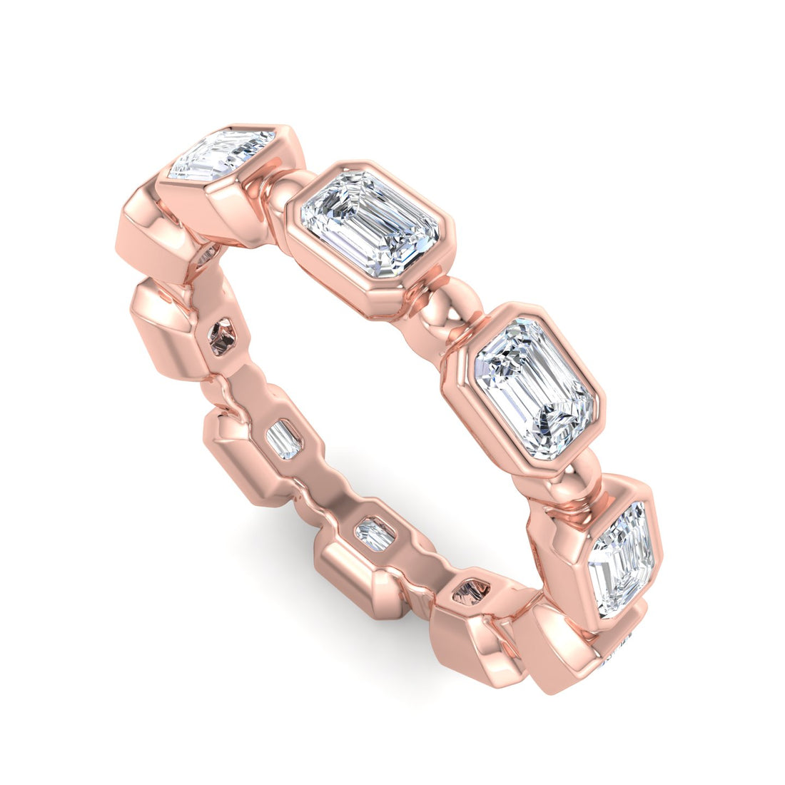 Emerald Cut Diamond Ring - Krishnashray