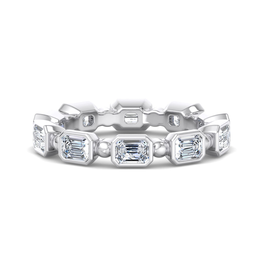Emerald Cut Diamond Ring - Krishnashray