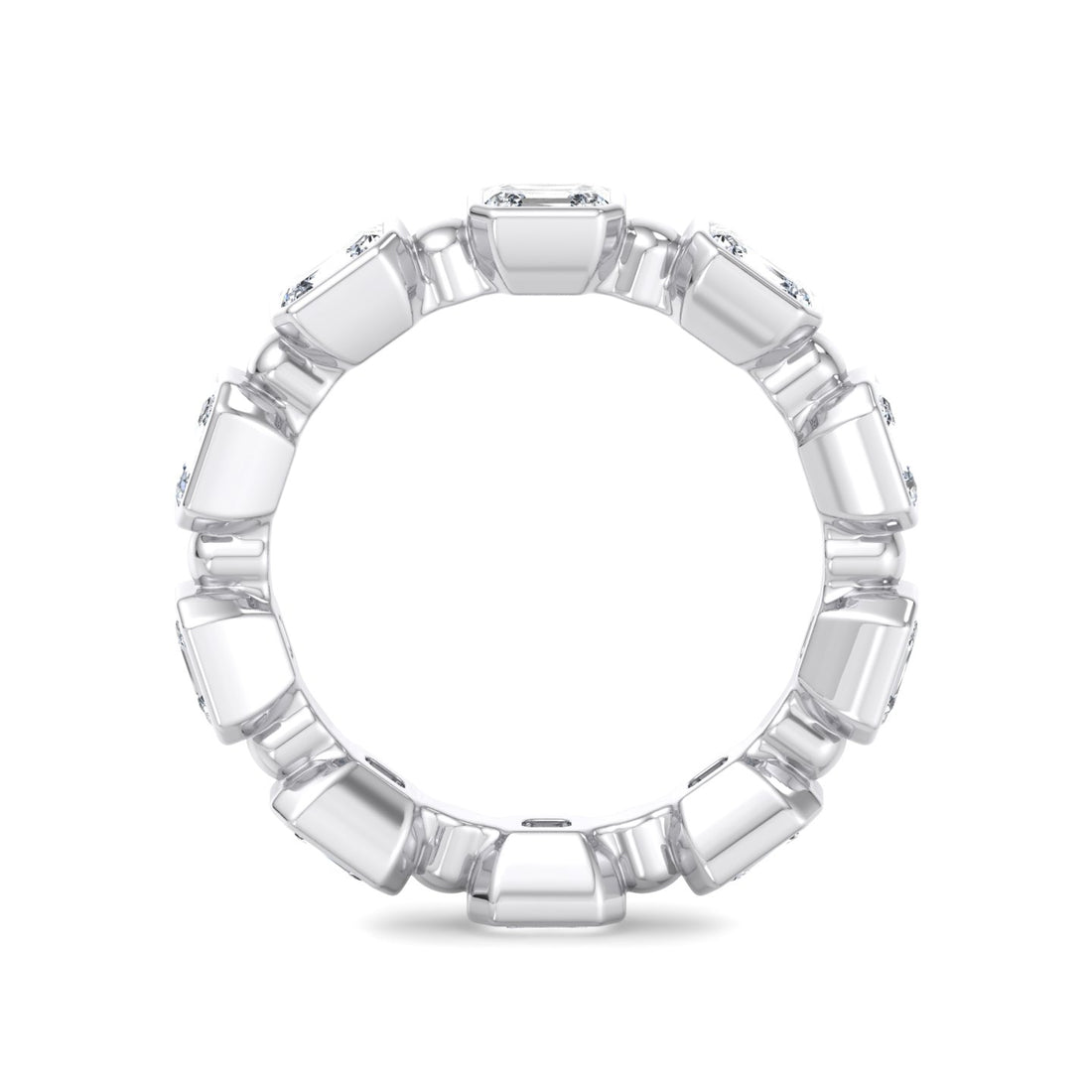 Emerald Cut Diamond Ring - Krishnashray