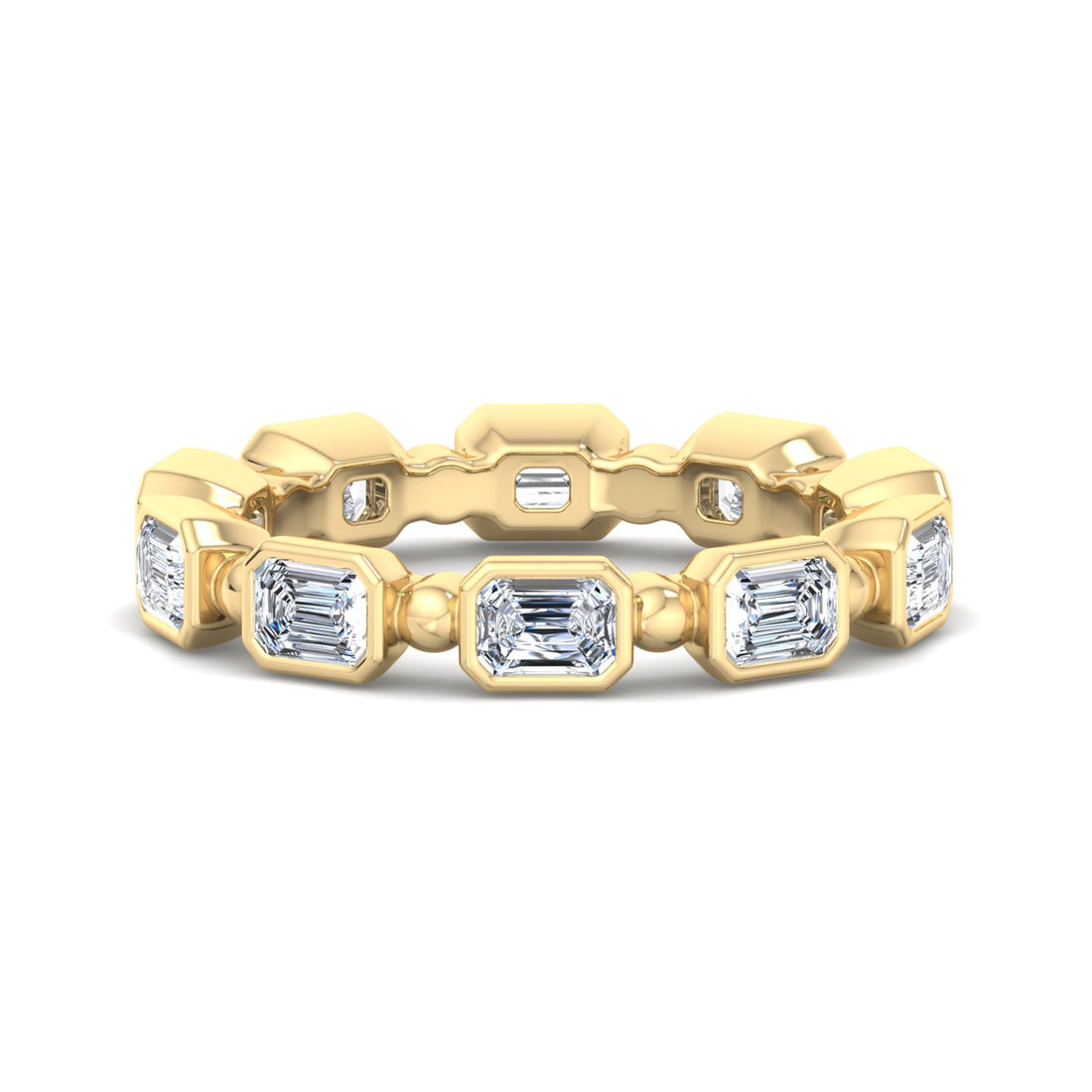 Emerald Cut Diamond Ring - Krishnashray
