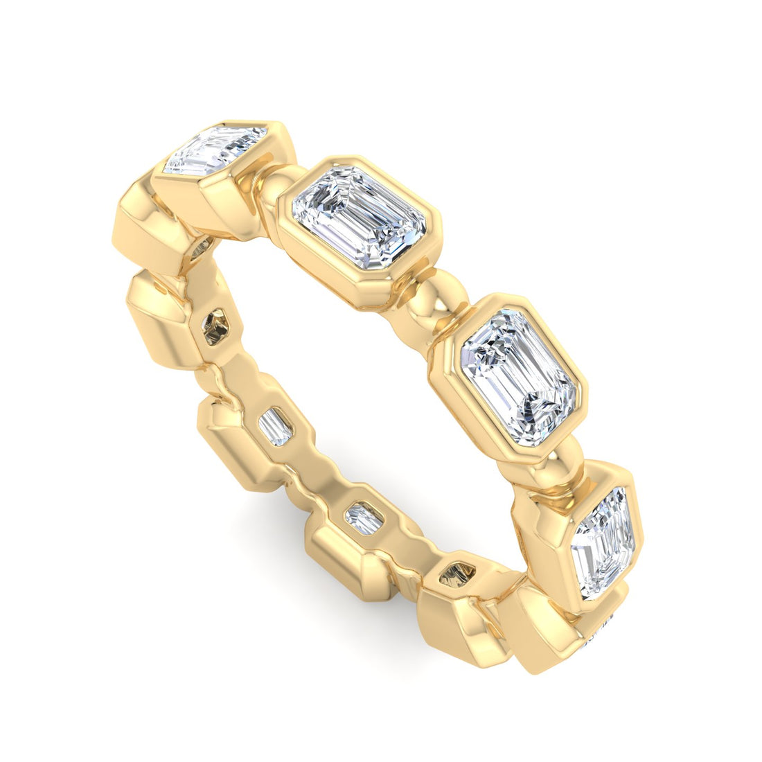 Emerald Cut Diamond Ring - Krishnashray