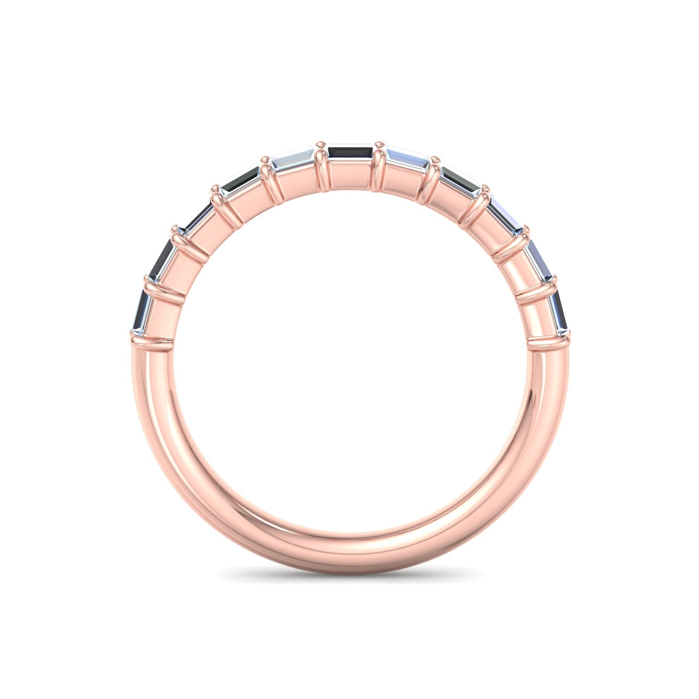 Baguette Diamond Eternity Band - Krishnashray