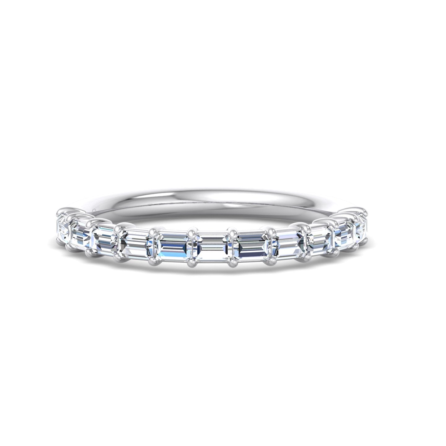 Baguette Diamond Eternity Band - Krishnashray