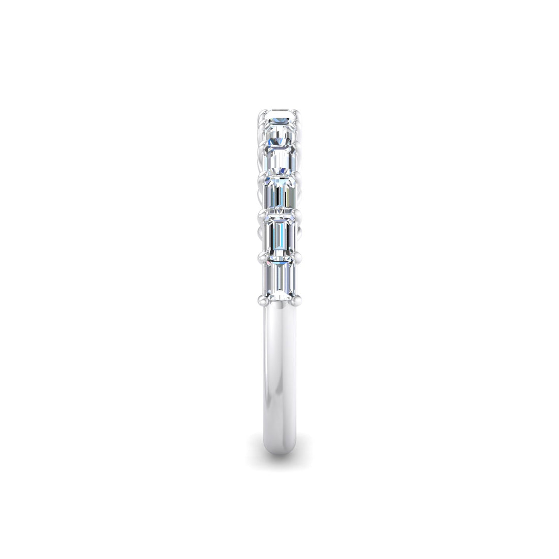 Baguette Diamond Eternity Band - Krishnashray