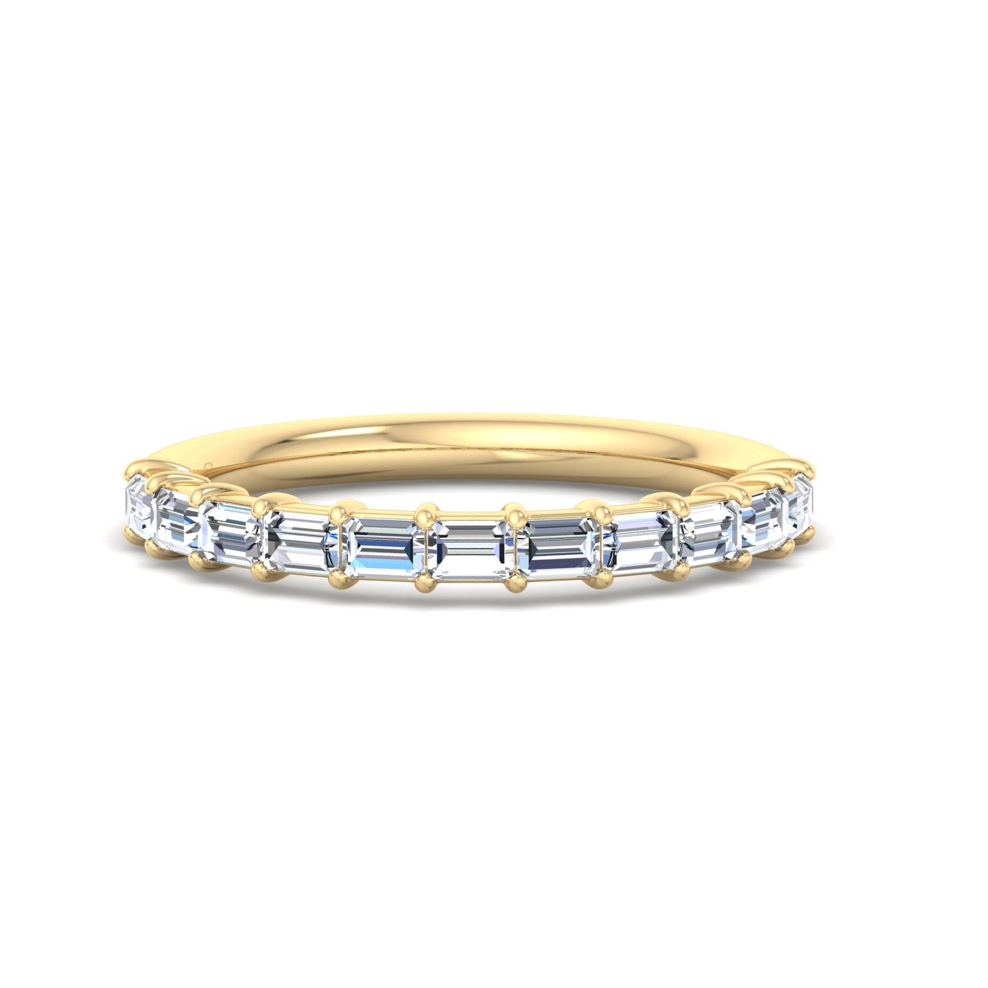Baguette Diamond Eternity Band - Krishnashray