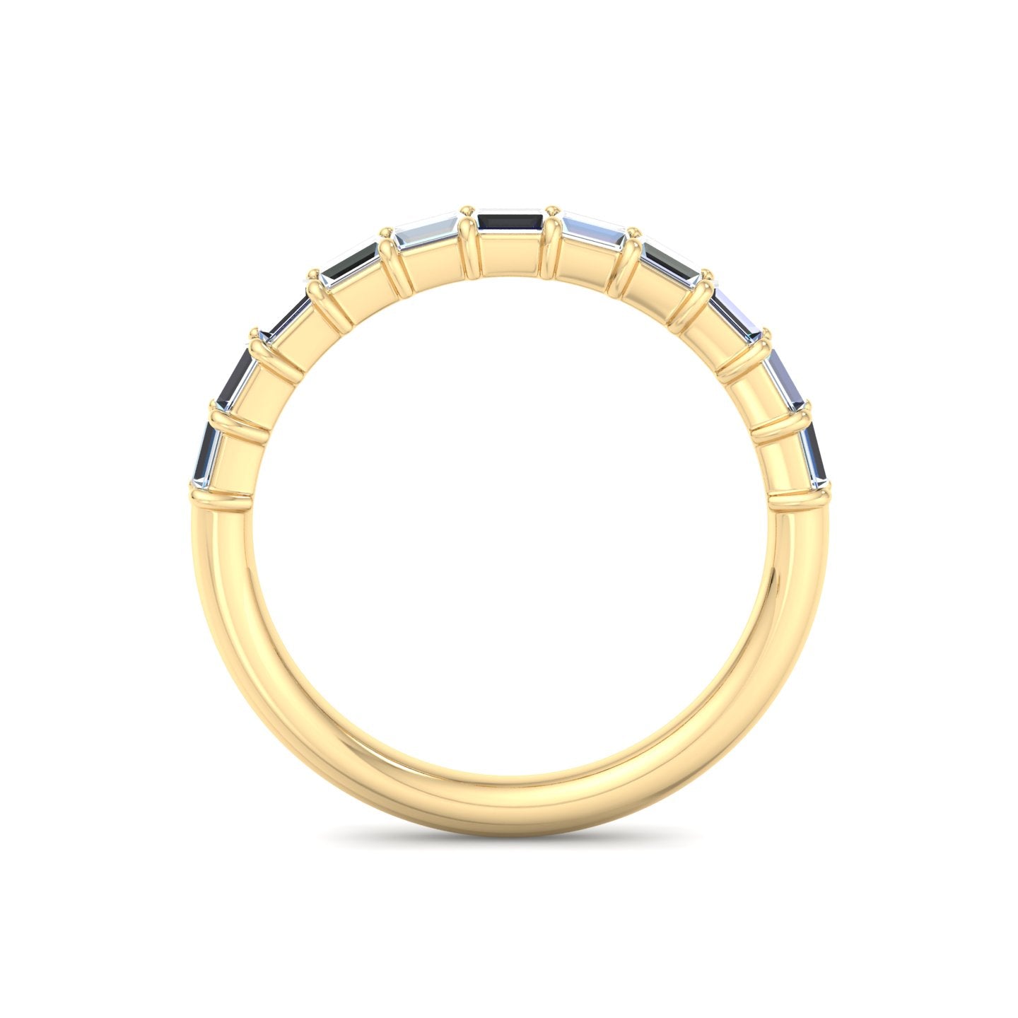 Baguette Diamond Eternity Band - Krishnashray