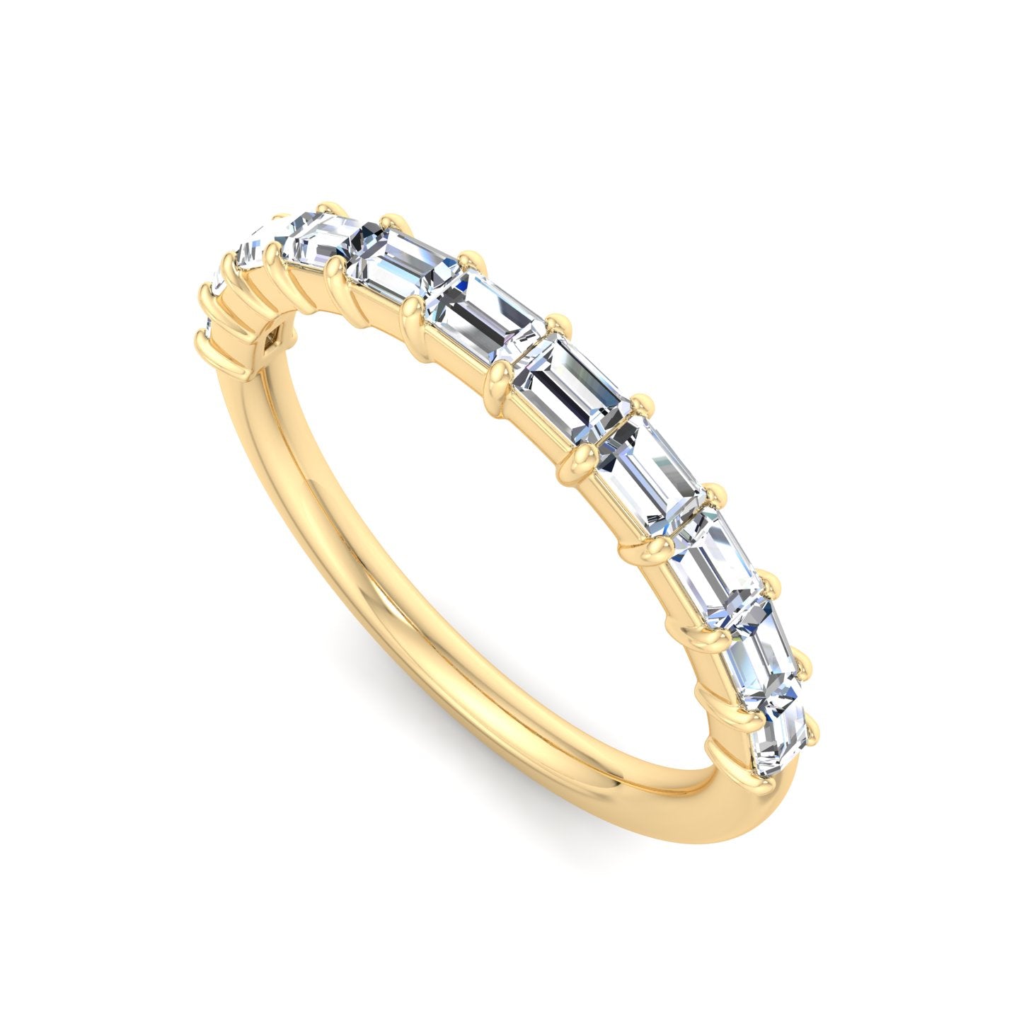 Baguette Diamond Eternity Band - Krishnashray