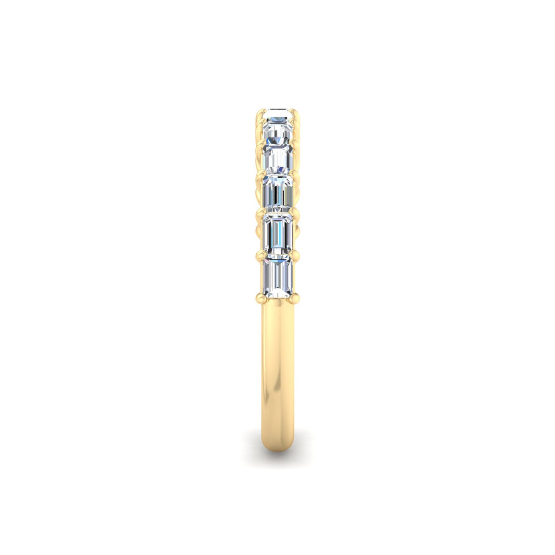 Baguette Diamond Eternity Band - Krishnashray