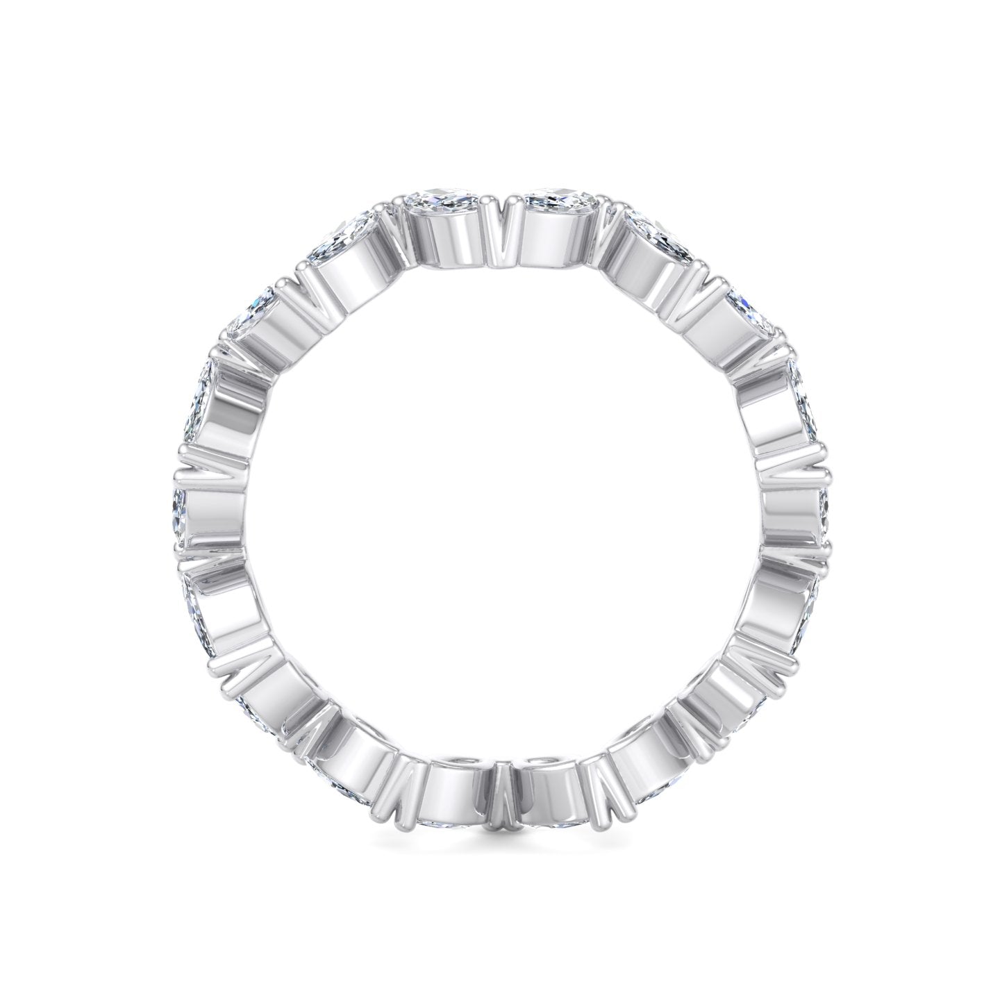 Marquise Diamond Eternity Band - Krishnashray
