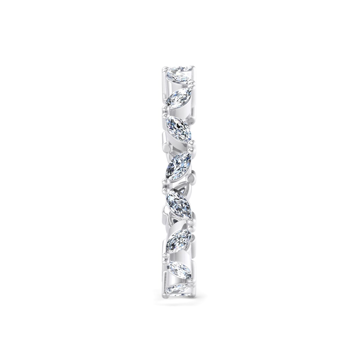 Marquise Diamond Eternity Band - Krishnashray