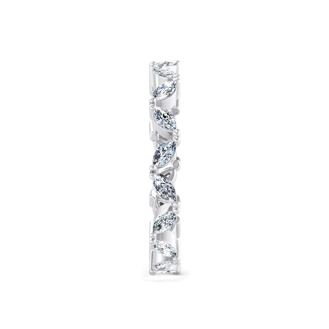 Marquise Diamond Eternity Band - Krishnashray