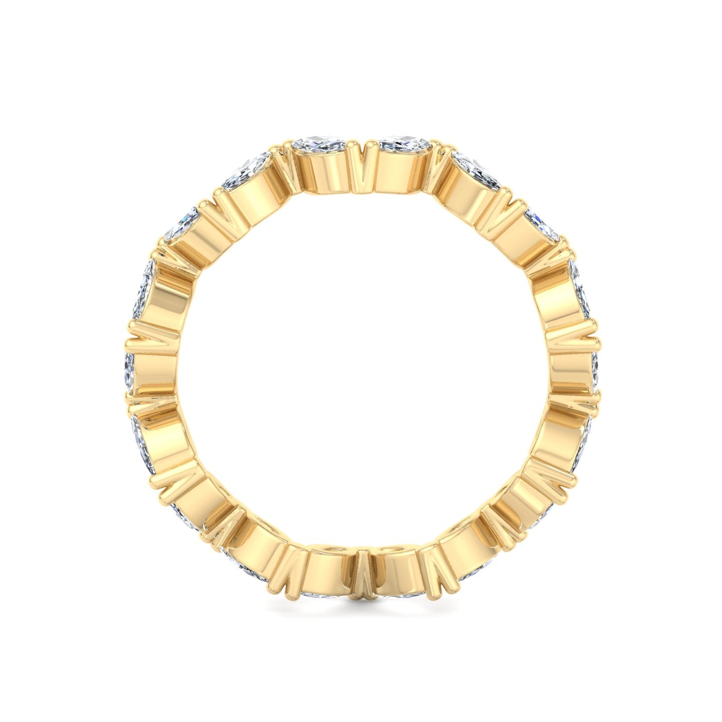 Marquise Diamond Eternity Band - Krishnashray