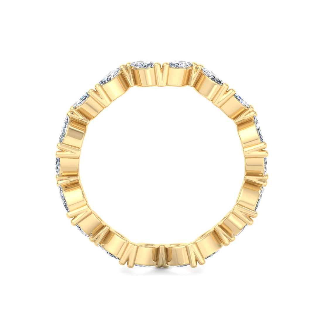 Marquise Diamond Eternity Band - Krishnashray