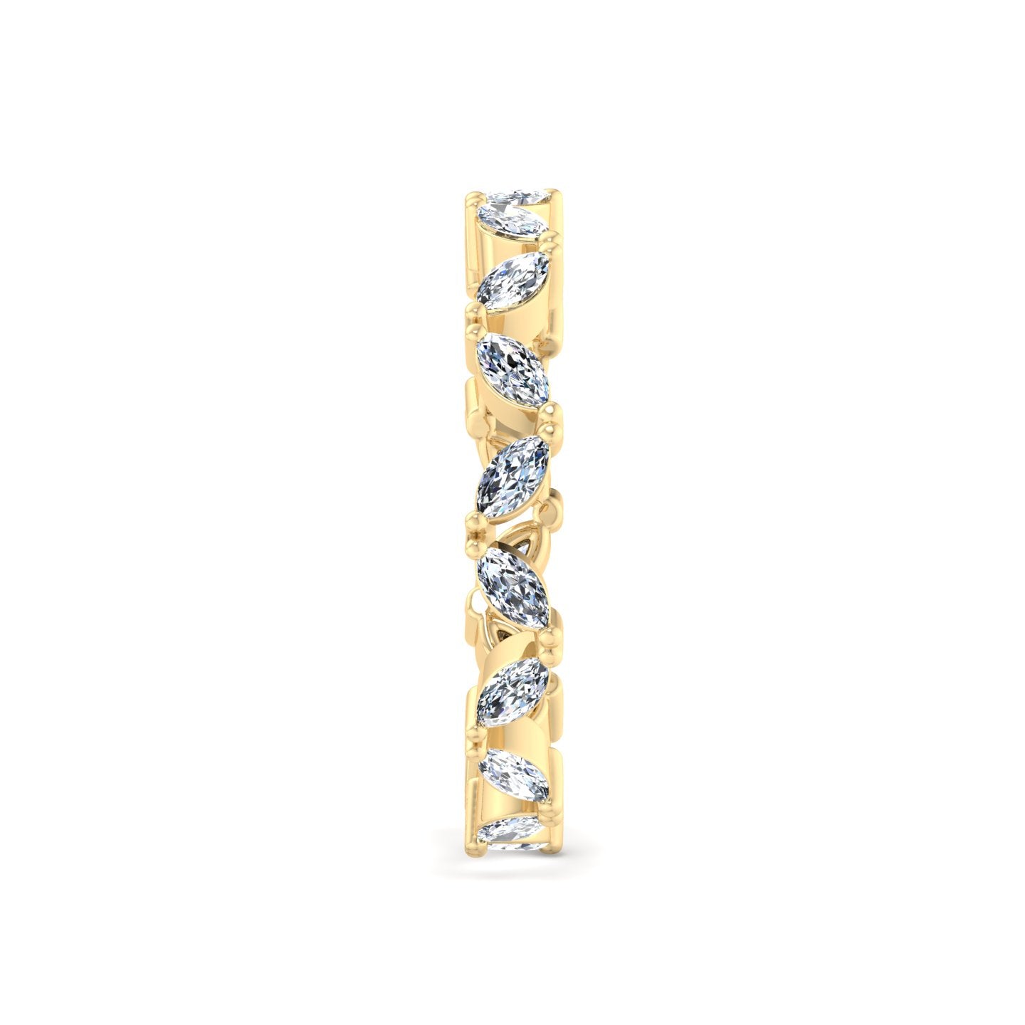 Marquise Diamond Eternity Band - Krishnashray