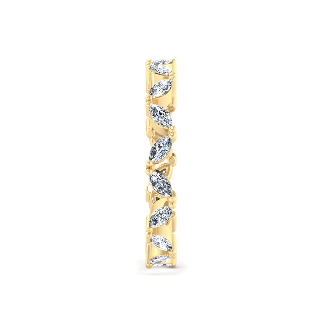 Marquise Diamond Eternity Band - Krishnashray