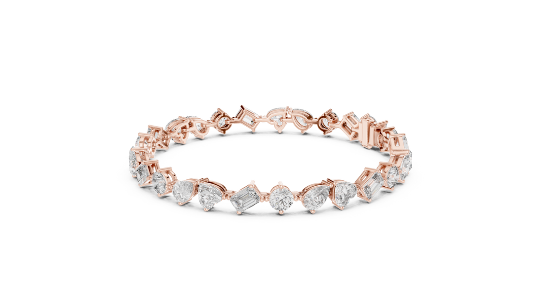 Luxury Diamond Link Bracelet - Krishnashray