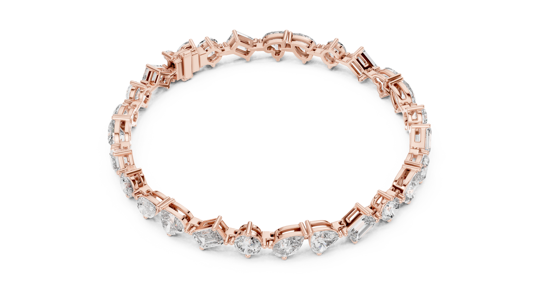 Luxury Diamond Link Bracelet - Krishnashray