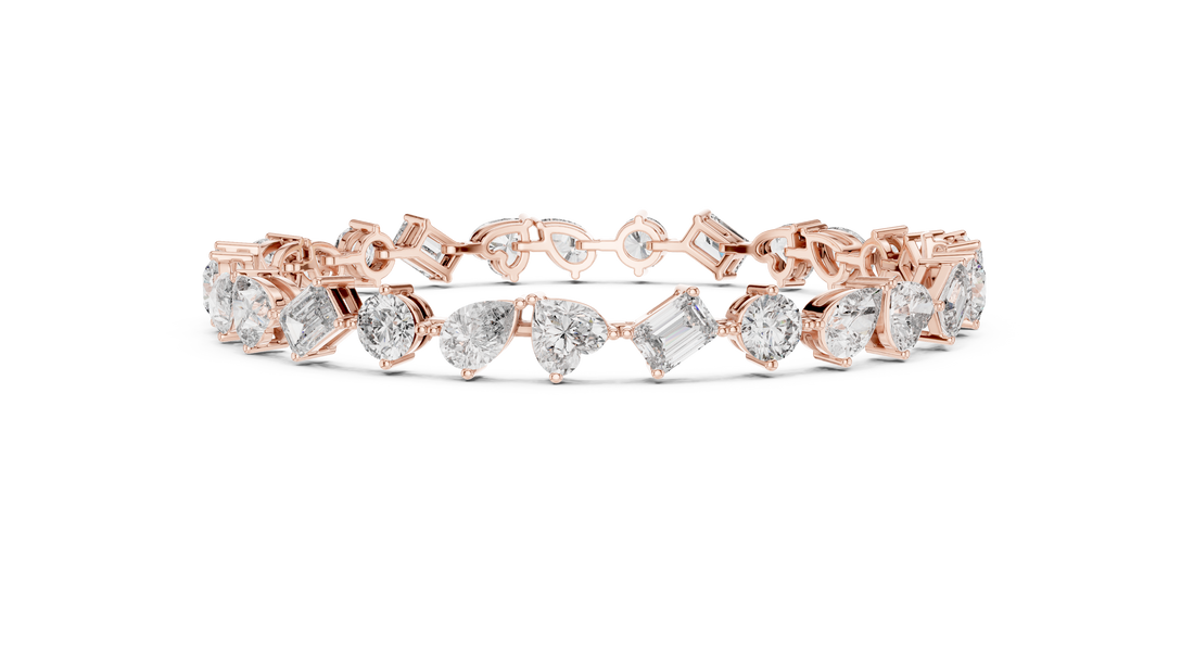 Luxury Diamond Link Bracelet - Krishnashray