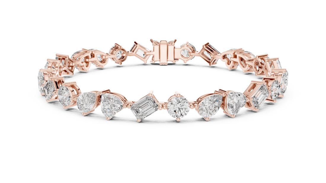 Luxury Diamond Link Bracelet - Krishnashray