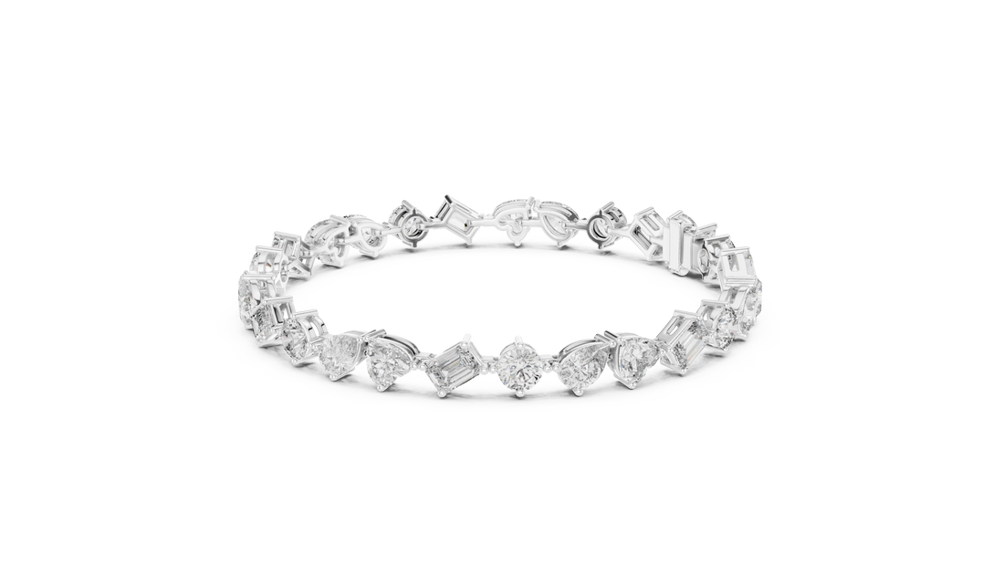 Luxury Diamond Link Bracelet - Krishnashray