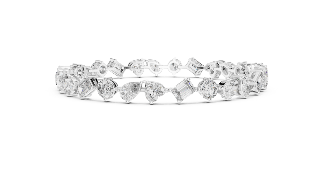 Luxury Diamond Link Bracelet - Krishnashray