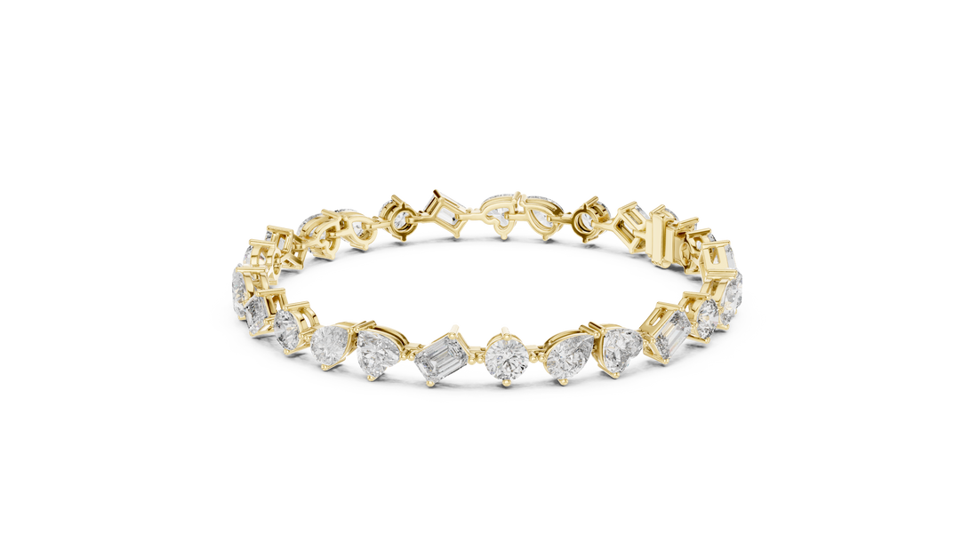 Luxury Diamond Link Bracelet - Krishnashray