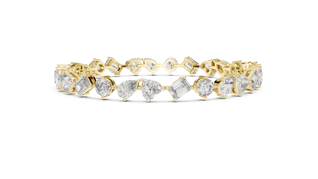 Luxury Diamond Link Bracelet - Krishnashray