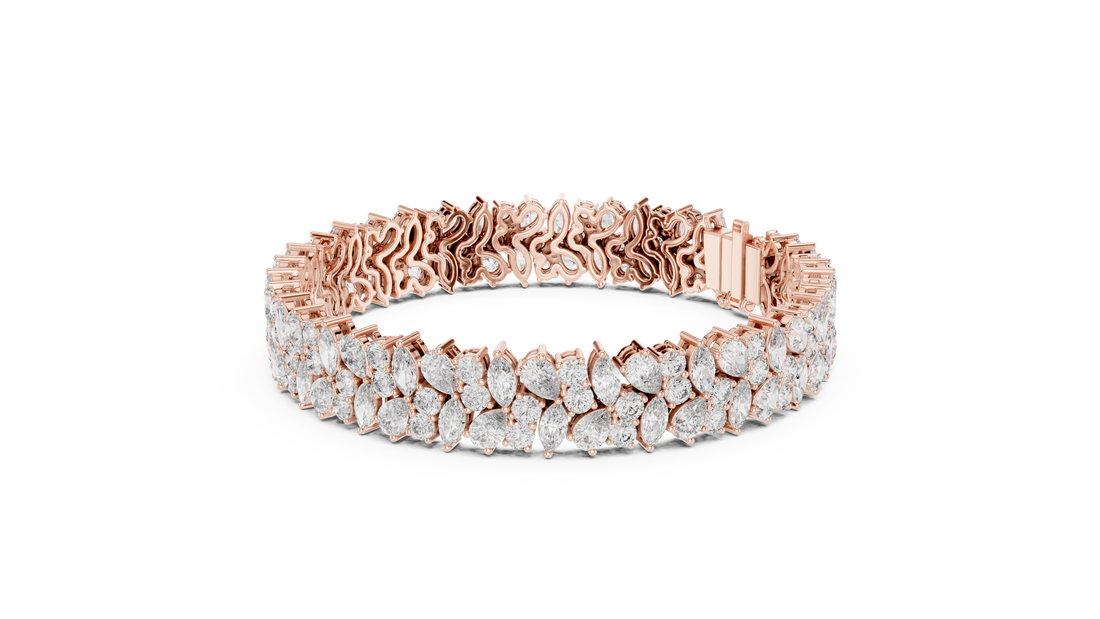 Diamond Bangle Bracelet - Krishnashray