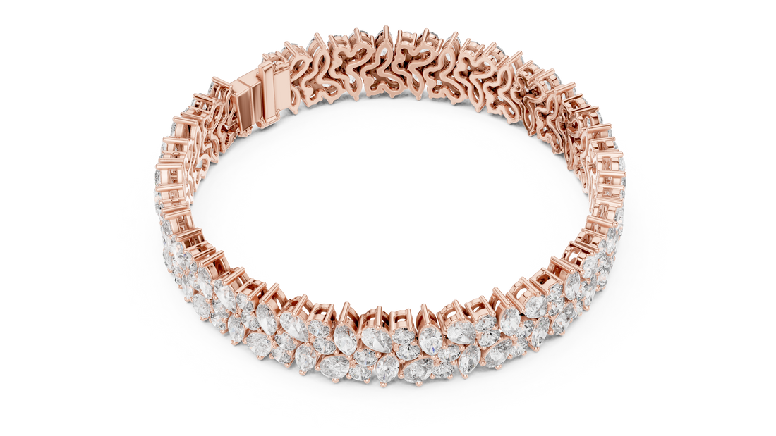 Diamond Bangle Bracelet - Krishnashray
