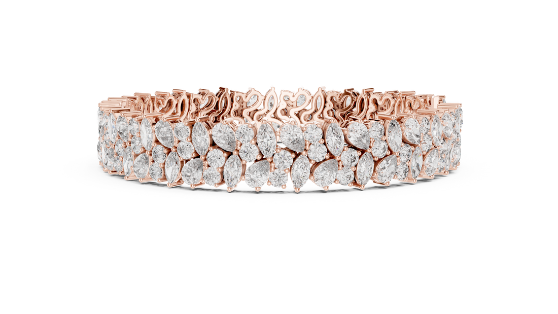 Diamond Bangle Bracelet - Krishnashray