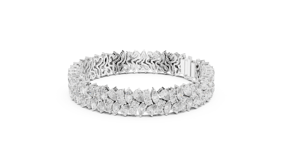 Diamond Bangle Bracelet - Krishnashray