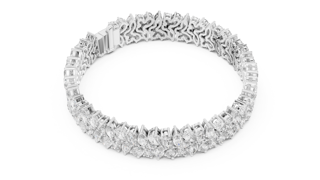 Diamond Bangle Bracelet - Krishnashray
